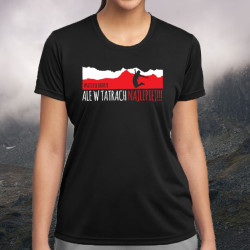 Koszulka termoaktywna "Wszędzie dobrze, ale w Tatrach najlepiej" DAMSKA