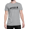 Koszulka "Homo sapiens taternicus" MĘSKA szara XXL