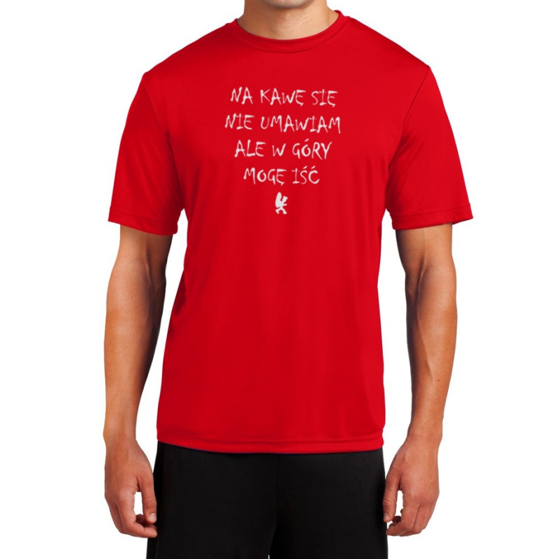 Koszulka termoaktywna "Na kawę się nie umawiam" MĘSKA