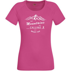 Koszulka termoaktywna "Mountains Calling" DAMSKA